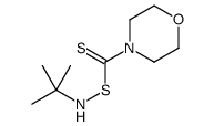 N-[(morpholinothioxomethyl)thio]-tert-butylamine Structure