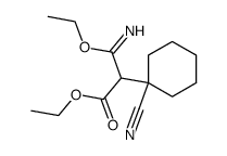 diethyl (1-cyanocyclohexyl)malonimidate Structure