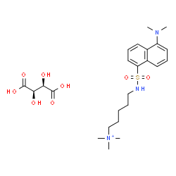 dansyl-pentane-5-trimethylammonium结构式