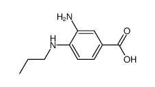 3-amino-4-propylaminobenzoic acid结构式