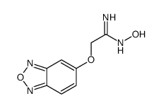 2-(2,1,3-苯并噁二唑-5-氧基)-n-羟基盐酸乙脒结构式