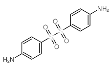 4-(2-(4-Aminophenyl)-1,1,2,2-tetraoxidodisulfanyl)phenylamine picture