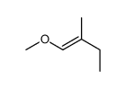 (E)-1-methoxy-2-methylbut-1-ene Structure
