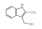 1H-Indole-3-methanol,2-methyl-结构式