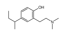 4-[1-sec-Butyl-2-(dimethylamino)ethyl]phenol结构式