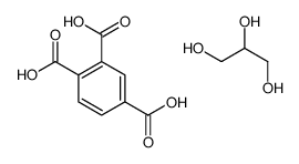 1,2,3-PROPANETRIOL 1,2,4-BENZENETRICARBOXYLATE结构式