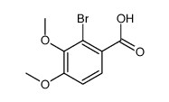 2-bromo-3,4-dimethoxybenzoic acid Structure