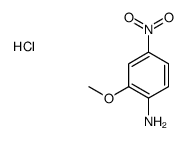2-methoxy-4-nitroanilinium chloride结构式