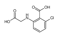 N-(3-chloro-2-carboxy-phenyl)glycine Structure