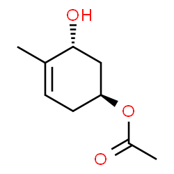 4-Cyclohexene-1,3-diol,4-methyl-,1-acetate,(1S,3R)-(9CI) Structure
