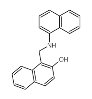 2-Naphthalenol,1-[(1-naphthalenylamino)methyl]- picture