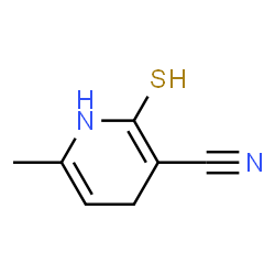 3-Pyridinecarbonitrile,1,4-dihydro-2-mercapto-6-methyl-(9CI) structure