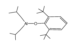 diisobutyl-(2,6-di-tert-butylphenoxy) aluminium Structure
