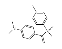 N-(1-(4-(dimethylamino)phenyl)vinyl)-N,N,4-trimethylbenzenaminium Structure