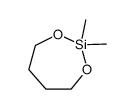 2,2-dimethyl-1,3,2-dioxasilacycloheptane结构式