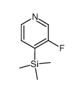 3-fluoro-4-(trimethylsilyl)pyridine Structure