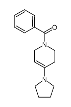 1-benzyl-4-pyrrolidino-Δ3-piperidine结构式