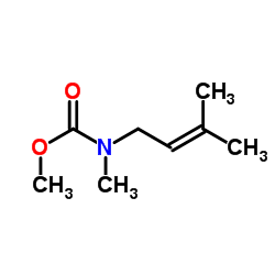 Carbamic acid, methyl(3-methyl-2-butenyl)-, methyl ester (9CI) picture
