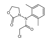 2-chloro-N-(2,6-dimethylphenyl)-N-(2-oxo-1,3-oxazolidin-3-yl)acetamide Structure