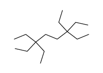 3,3,6,6-Tetraethyloctane结构式