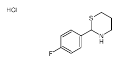 2-(4-fluorophenyl)-1,3-thiazinane hydrochloride结构式