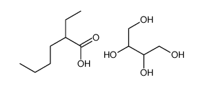 (2S,3R)-butane-1,2,3,4-tetrol,2-ethylhexanoic acid Structure