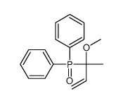 [2-methoxybut-3-en-2-yl(phenyl)phosphoryl]benzene Structure