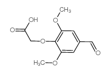2-(4-formyl-2,6-dimethoxyphenoxy)acetic acid结构式