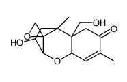 3,15-Dihydroxy-12,13-epoxytrichothec-9-en-8-one结构式