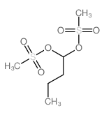 1-methylsulfonyloxybutyl methanesulfonate结构式