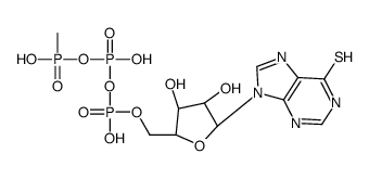 thioinosine 5'-(beta, gamma-methylene)triphosphate结构式