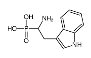 [1-amino-2-(1H-indol-3-yl)ethyl]phosphonic acid结构式