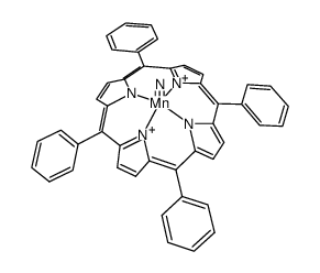 nitridomanganese(V) meso-tetraphenylporphyrinate Structure
