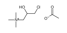 (3-chloro-2-hydroxypropyl)trimethylammonium acetate结构式