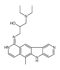 5H-Pyrido(3',4':4,5)pyrrolo(2,3-g)isoquinoline, 2-propanol deriv., trimaleate Structure