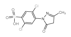 Dichlorosulfophenyl-3-methylpyrazolone Structure