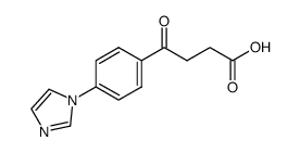 4-(1H-imidazol-1-yl)-γ-oxobenzenebutanoic acid Structure