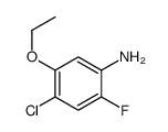 4-chloro-5-ethoxy-2-fluoroaniline结构式