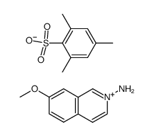 2-amino-7-methoxyisoquinolin-2-ium 2,4,6-trimethylbenzenesulfonate Structure