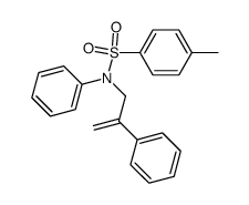 4-methyl-N-phenyl-N-(2-phenylallyl)benzenesulfonamide Structure