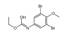 ethyl N-(3,5-dibromo-4-methoxyphenyl)carbamate Structure