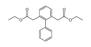 biphenyl-2,6-diyldi-acetic acid diethyl ester结构式