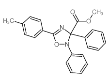 1,2,4-Oxadiazole-3-carboxylicacid, 2,3-dihydro-5-(4-methylphenyl)-2,3-diphenyl-, methyl ester picture