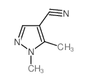 1,5-二甲基-1H-吡唑-4-甲腈结构式