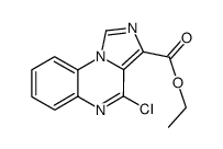 4-Chloro-Imidazo[1,5-A]Quinoxaline-3-Carboxylic Acid Ethyl Ester structure