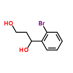 1-(2-Bromophenyl)-1,3-propanediol结构式