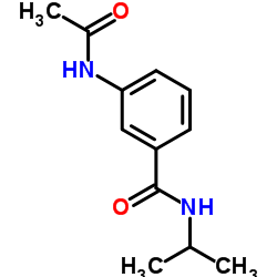 3-Acetamido-N-isopropylbenzamide Structure