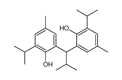 2-[1-(2-hydroxy-5-methyl-3-propan-2-ylphenyl)-2-methylpropyl]-4-methyl-6-propan-2-ylphenol Structure