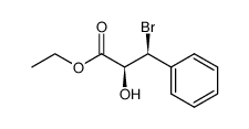 ethyl (2S,3S)-3-bromo-2-hydroxy-3-phenylpropanoate结构式