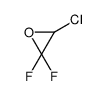 3-chloro-2,2-difluorooxirane Structure